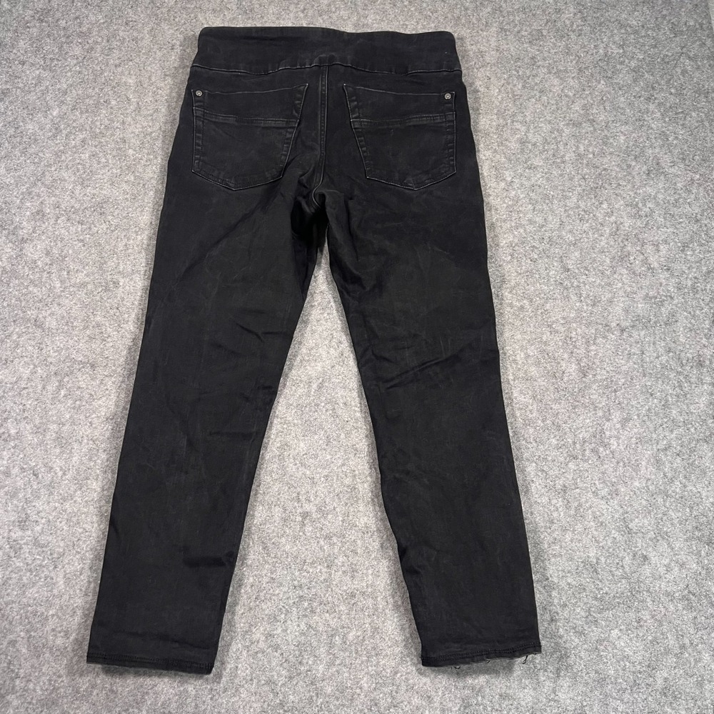 Rock & Republic Black Wash Denim Fever Pull-On Jegging Jeans Women's‎ Size 12 - Picture 5 of 7